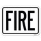 Signmission Fire Heavy-Gauge Aluminum Rust Proof Parking Sign, 18" x 24", A-1824-23966 A-1824-23966 - alternate 1